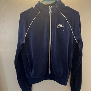 Nike Blue Zip-Up Hoodie